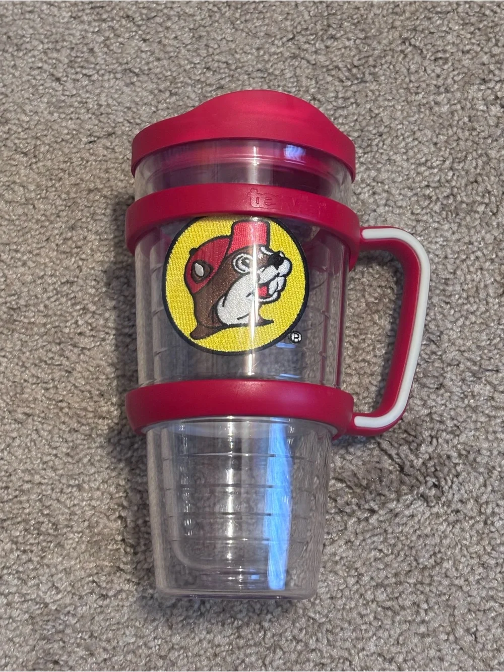 Bucee's Beaver Logo Branded 24 oz. Tervis Insulated Tumbler With Lid And Handle